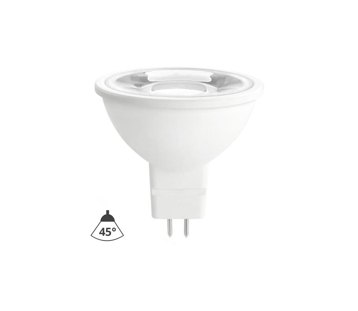  LED Žárovka MR16 GU5,3/4W/12V 4000K 45° bílá 