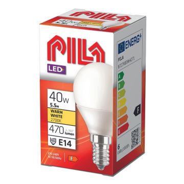 LED Žárovka Philips Pila P45 E14/5,5W/230V 2700K