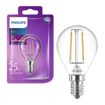 LED Žárovka Philips VINTAGE E14/2W/230V 2700K