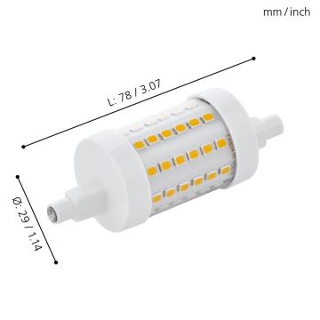LED Žárovka R7S/7W/230V 2700K - Eglo 11829