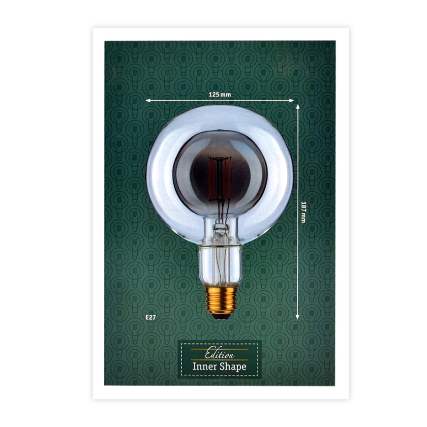 LED Žárovka SHAPE G125 E27/4W/230V 2700K - Paulmann 28763