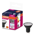 LED Žárovka VALUE PAR16 GU10/6,9W/230V 4000K 36° černá - Ledvance