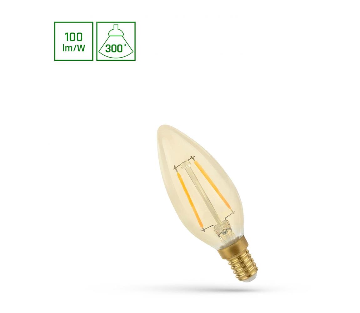  LED Žárovka VINTAGE C35 E14/5W/230V 2400K 