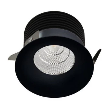 LED2 - LED Bodové zápustné svítidlo SPOT LED/9W/230V černá IP44