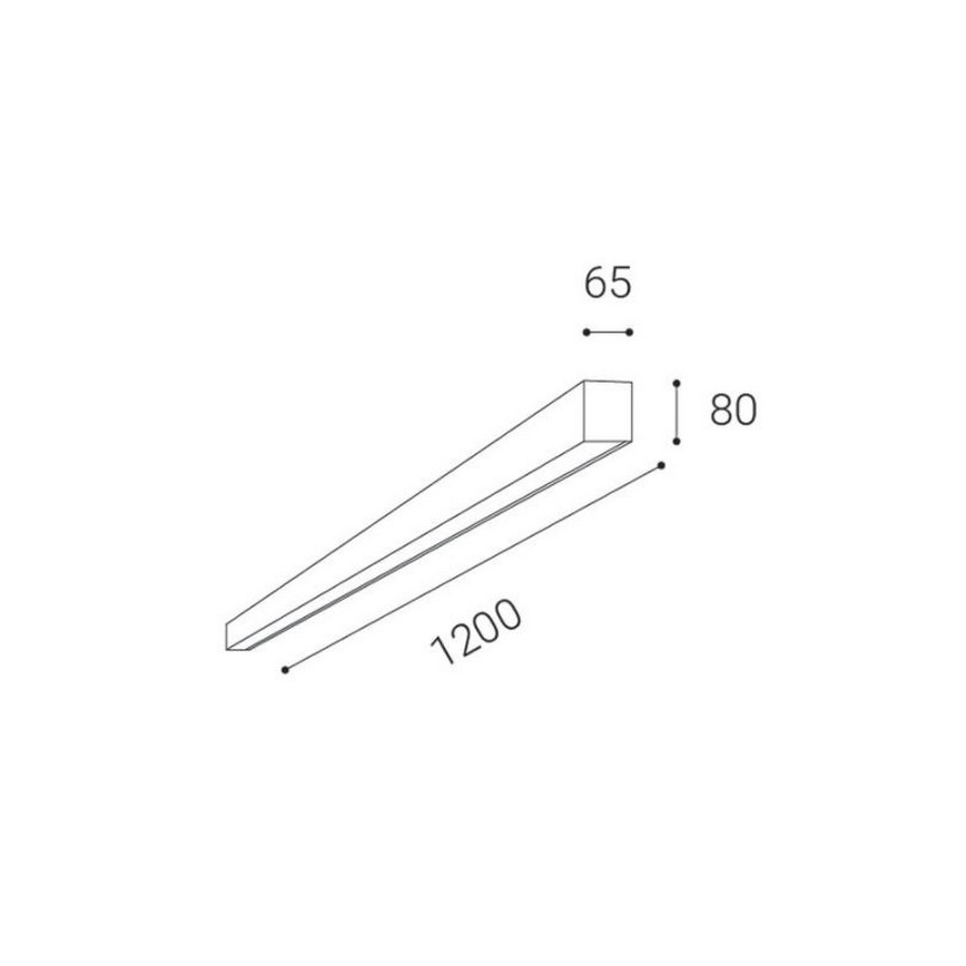 LED2 - LED Stropní přisazené svítidlo LINO LED/30W/230V 3000/3500/4000 bílá