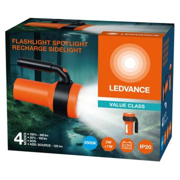 Ledvance - LED Nabíjecí svítilna s power bankou FLASHLIGHT LED/3W/5V 2400mAh