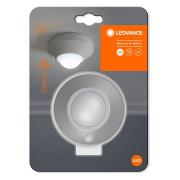 Ledvance - LED Orientační svítidlo se senzorem NIGHTLUX LED/1,7W/3xAAA 4000K