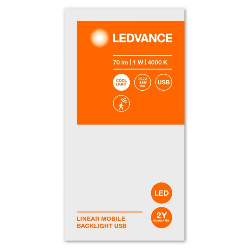 Ledvance - LED Podlinkové svítidlo se senzorem MOBILE LED/1W/5V 4000K 40 cm