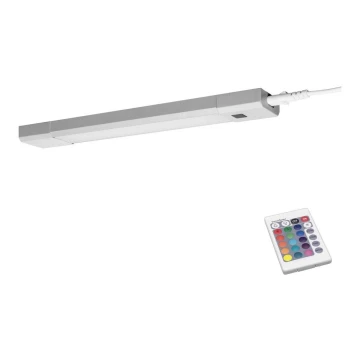 Ledvance - LED RGB Stmívatelné podlinkové svítidlo SLIM LED/8W/230V + dálkové ovládání