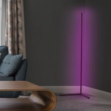 Ledvance - LED RGBW Stmívatelná stojací lampa SMART+ FLOOR LED/20W/230V 2700-6500K Wi-Fi černá + dálkové ovládání