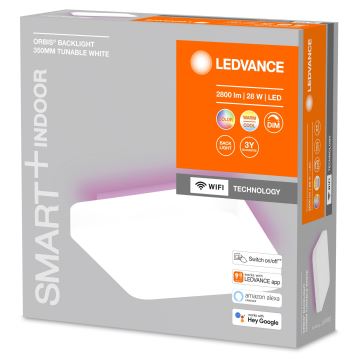 Ledvance - LED RGBW Stmívatelné stropní svítidlo SMART+ ORBIS LED/28W/230V 3000-6500K Wi-Fi bílá