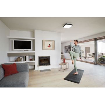 Ledvance - LED RGBW Stmívatelné stropní svítidlo SMART+ ORBIS LED/28W/230V 3000-6500K Wi-Fi černá