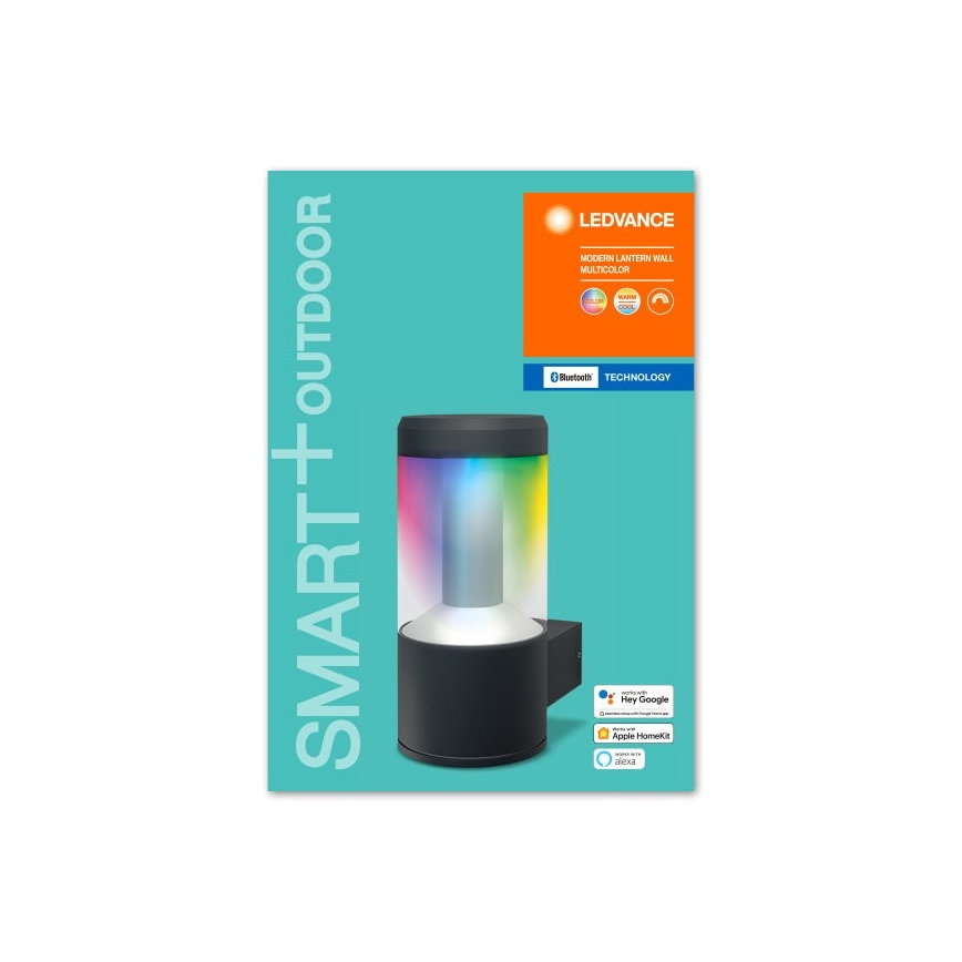 Ledvance - LED RGBW Stmívatelné nástěnné svítidlo SMART+ MODERN LED/12W/230V IP44 Bluetooth