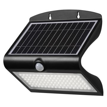 Ledvance - LED Solární nástěnné svítidlo se senzorem BUTTERFLY LED/8W/3,7V IP65