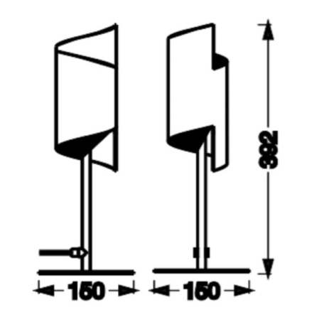 Ledvance - LED Stmívatelná stolní lampa SMART+ DECOR TWIST LED/12W/230V 3000-6500K Wi-Fi černá