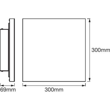 Ledvance - LED Stmívatelné svítidlo SMART+ FRAMELESS LED/20W/230V 3000K-6500K Wi-Fi