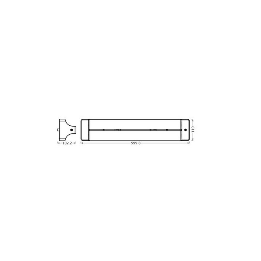 Ledvance - LED Stropní svítidlo OFFICE LINE LED/24W/230V 60 cm