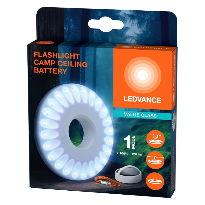 Ledvance - LED Svítidlo FLASHLIGHT CAMP LED/1,2W/3xAAA