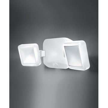 Ledvance - LED Venkovní nástěnné svítidlo se senzorem BATTERY 2xLED/10W/6V IP54