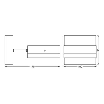 Ledvance - Venkovní nástěnné svítidlo ENDURA CLASSIC 1xGX53/12W/230V IP44