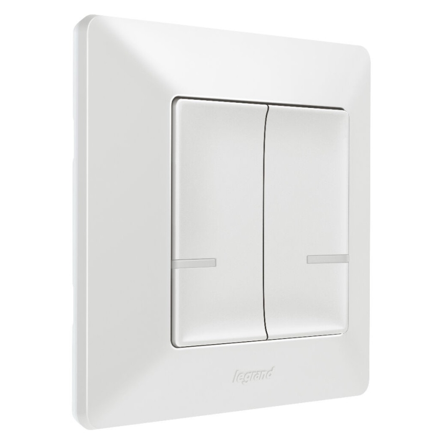 Legrand 752187 - Chytrý bezdrátový spínač 2-tlačítkový VALENA 1xCR2032 Wi-Fi IP40