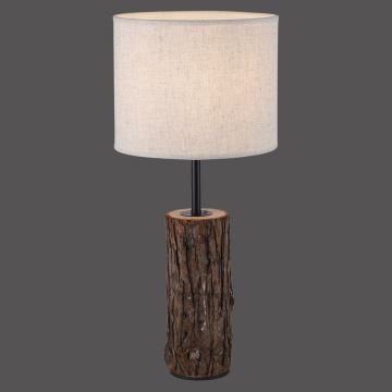 Leuchten Direkt 11233-79 - Stolní lampa BARK 1xE27/40W/230V dřevo