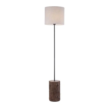 Leuchten Direkt 11234-79 - Stojací lampa BARK 1xE27/40W/230V dřevo