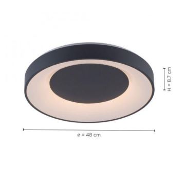 Leuchten Direkt 14346-18 -LED RGB Stmívatelné stropní svítidlo ANIKA LED/26,5W/230V Tuya 2700-5000K + dálkové ovládání