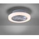 Leuchten Direkt 14645-55 - LED Svítidlo s ventilátorem LEONARD LED/27W/230V