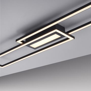 Leuchten Direkt 14696-18 - LED Stmívatelný přisazený lustr ASMIN LED/45W/230V černá