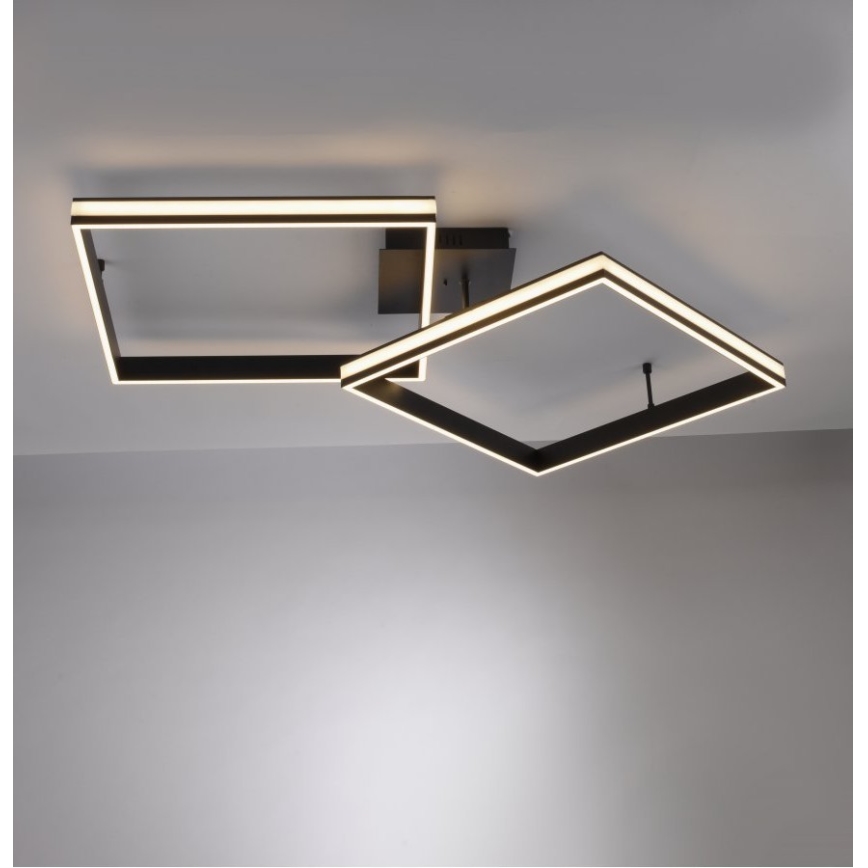 Leuchten Direkt 14700-18 - LED Stmívatelný přisazený lustr ELIS 2xLED/19W/230V + dálkové ovládání