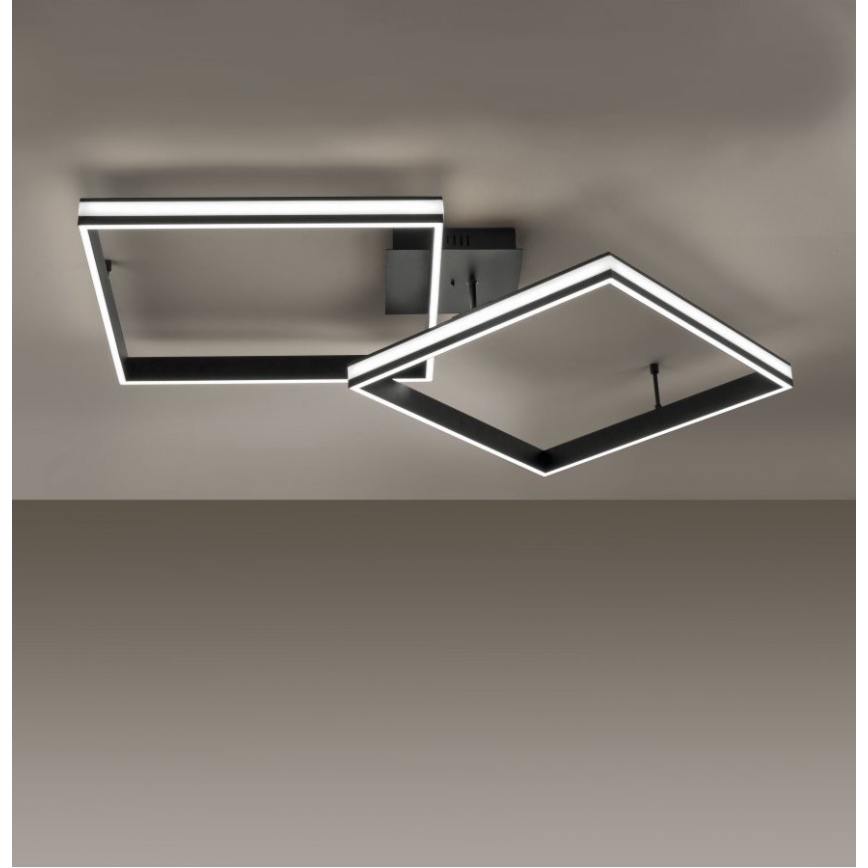 Leuchten Direkt 14700-18 - LED Stmívatelný přisazený lustr ELIS 2xLED/19W/230V + dálkové ovládání