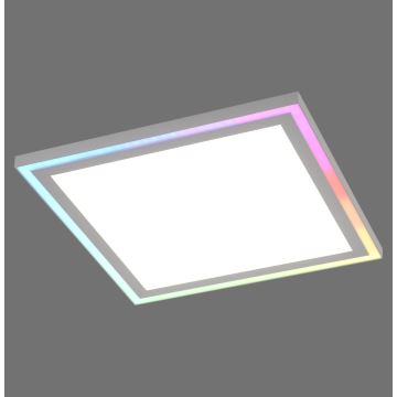 Leuchten Direkt 14900-16 - LED RGB Stmívatelné stropní svítidlo EDGING LED/24W/230V + dálkové ovládání