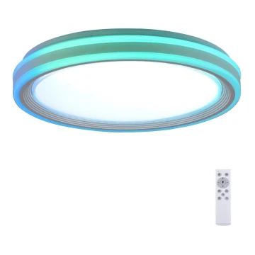 Leuchten Direkt 15154-16 - LED RGB Stmívatelné stropní svítidlo EDGING LED/39W/230V + dálkové ovládání