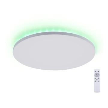Leuchten Direkt 15602-16 - LED RGBW Stmívatelné stropní svítidlo GUSTAV LED/20,3W/230V + LED/1,8W 2700-5000K + dálkové ovládání