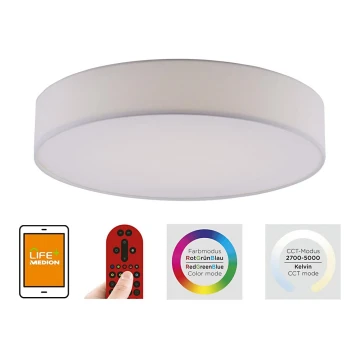 Leuchten Direkt 18428-16 - LED RGB Stmívatelné stropní svítidlo LOLA LED/32W/230V Tuya + dálkové ovládání