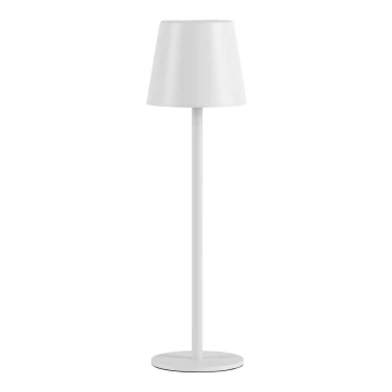 Leuchten Direkt 19250-16 - LED Venkovní stmívatelná nabíjecí stolní lampa EURIA LED/3W/5V IP54 bílá