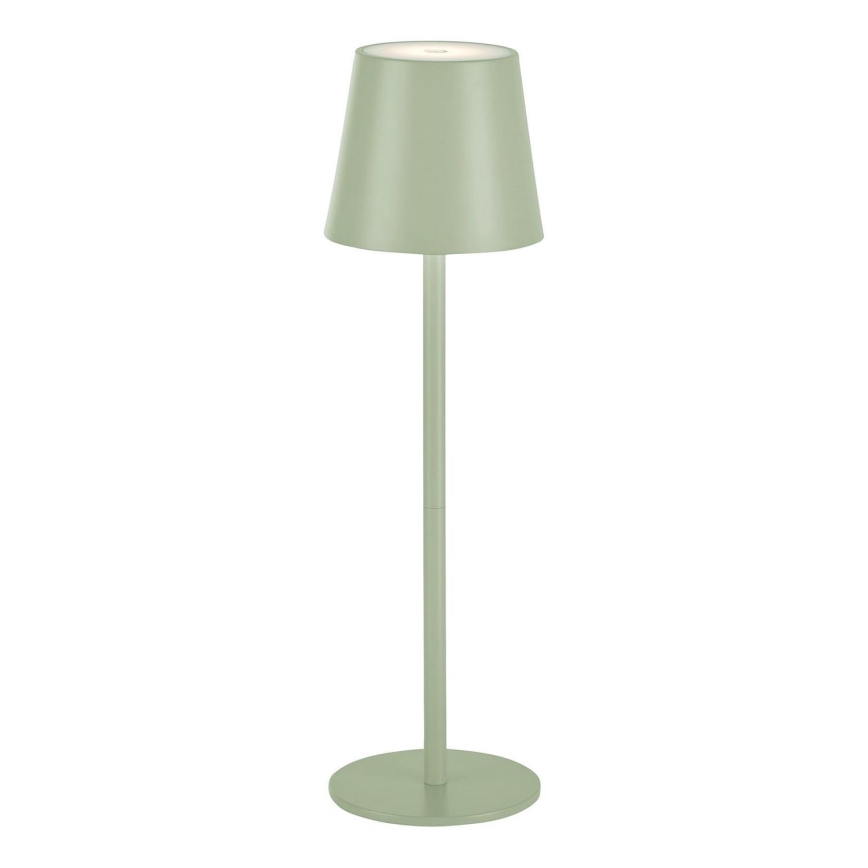 Leuchten Direkt 19250-43 - LED Venkovní stmívatelná nabíjecí stolní lampa EURIA LED/3W/5V IP54 zelená