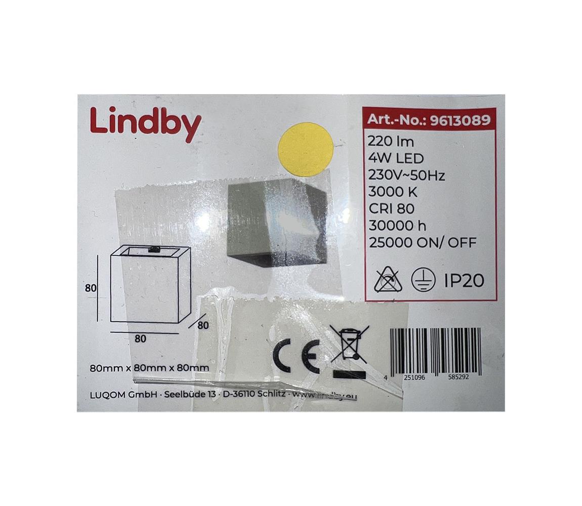 Lindby Lindby - LED Nástěnné svítidlo QUASO LED/4W/230V 