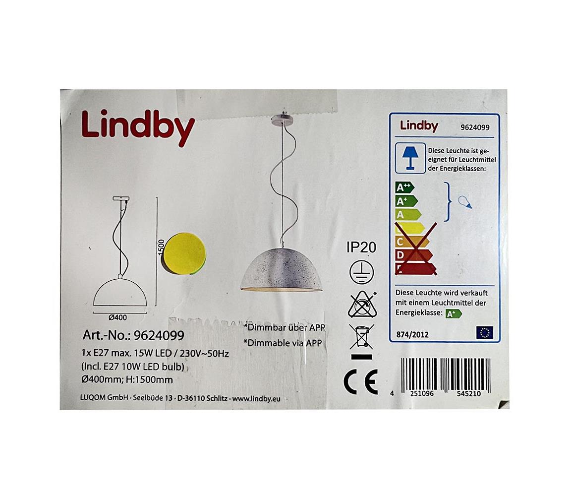 Lindby Lindby - LED RGB Stmívatelný lustr na lanku CAROLLE LED/10W/230V LW0896