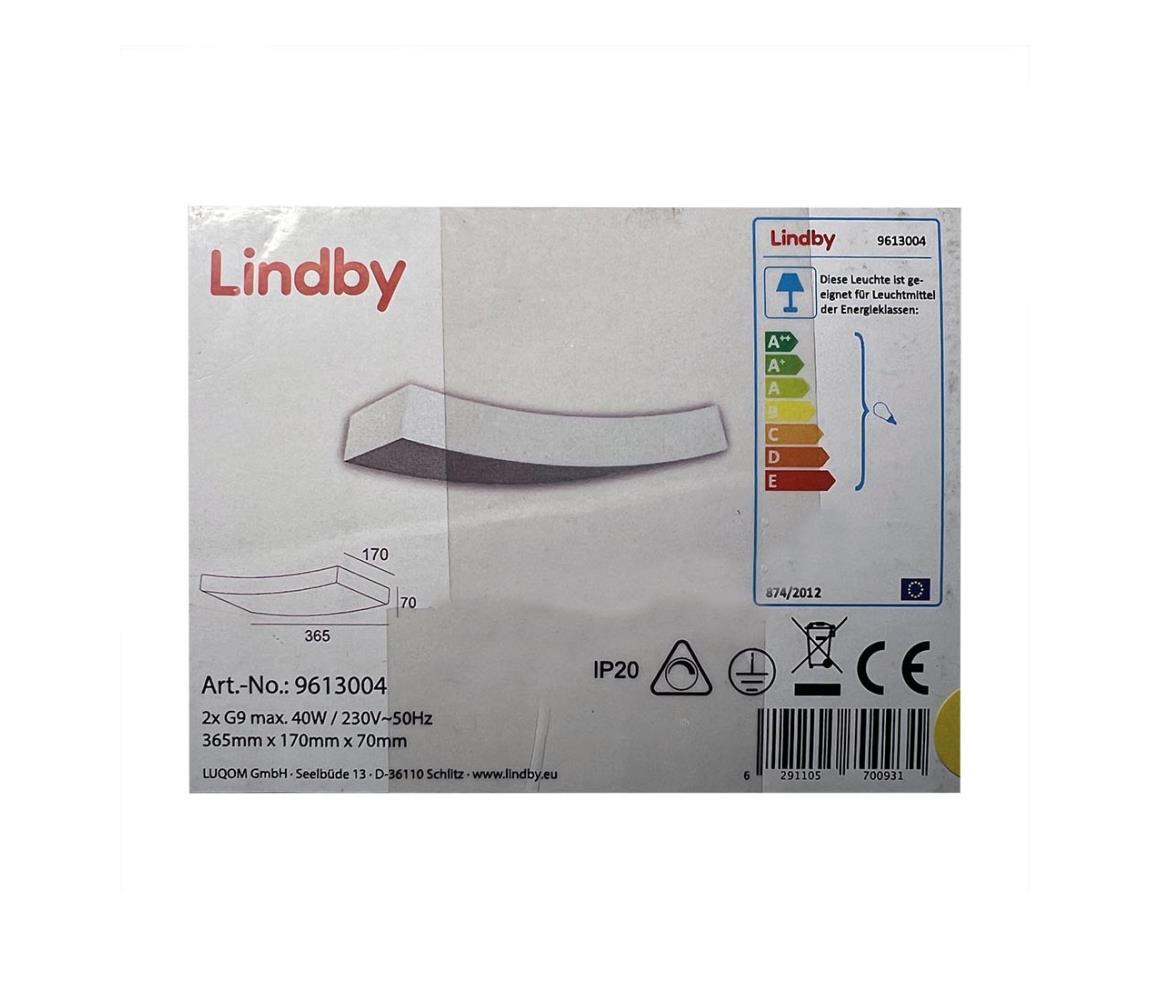 Lindby Lindby - Nástěnné svítidlo LEANDER 2xG9/20W/230V 