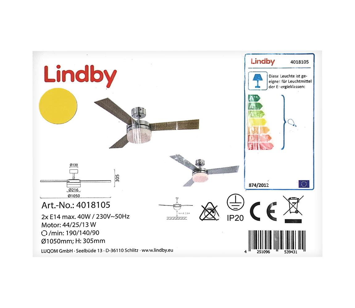 Lindby Lindby - Stropní látor ALVIN 2xE14/40W/230V 