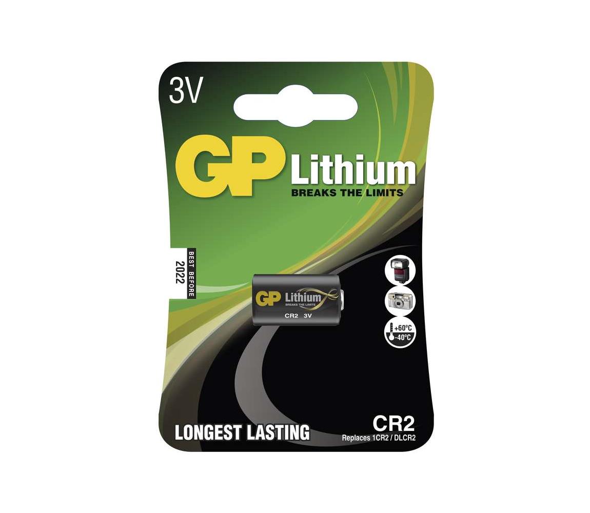 EMOS Lithiová baterie CR2 GP LITHIUM 3V/800 mAh EMS073