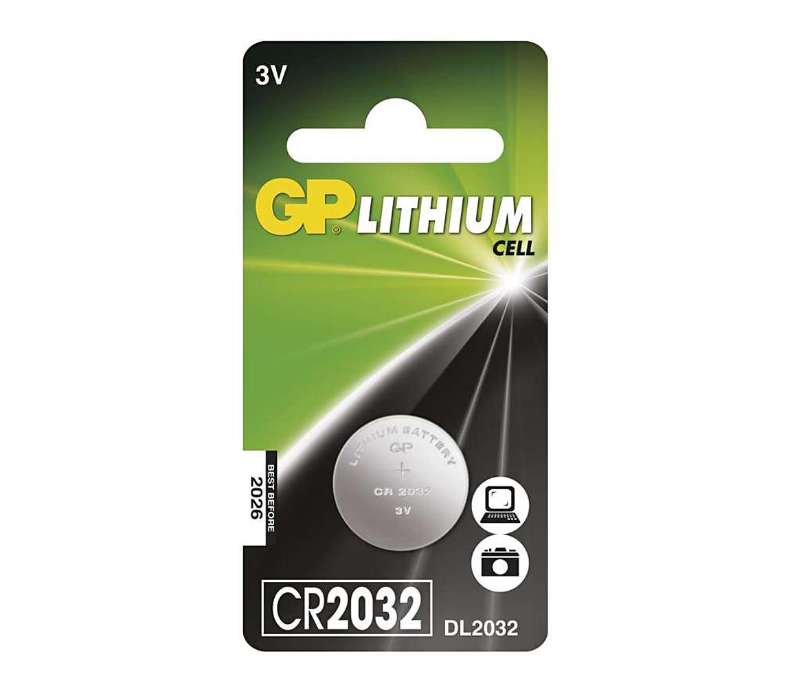  Lithiová baterie knoflíková CR2032 GP LITHIUM 3V/220 mAh 