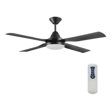 Lucci air 212899 - LED Stmívatelný stropní ventilátor MOONAH 1xGX53/21W/230V černá + dálkové ovládání