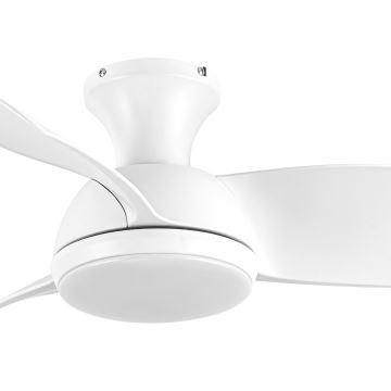 Lucci air 513071 - LED Stmívatelný stropní ventilátor SYROS LED/18W/230V 3000/4000/6000K bílá + dálkové ovládání