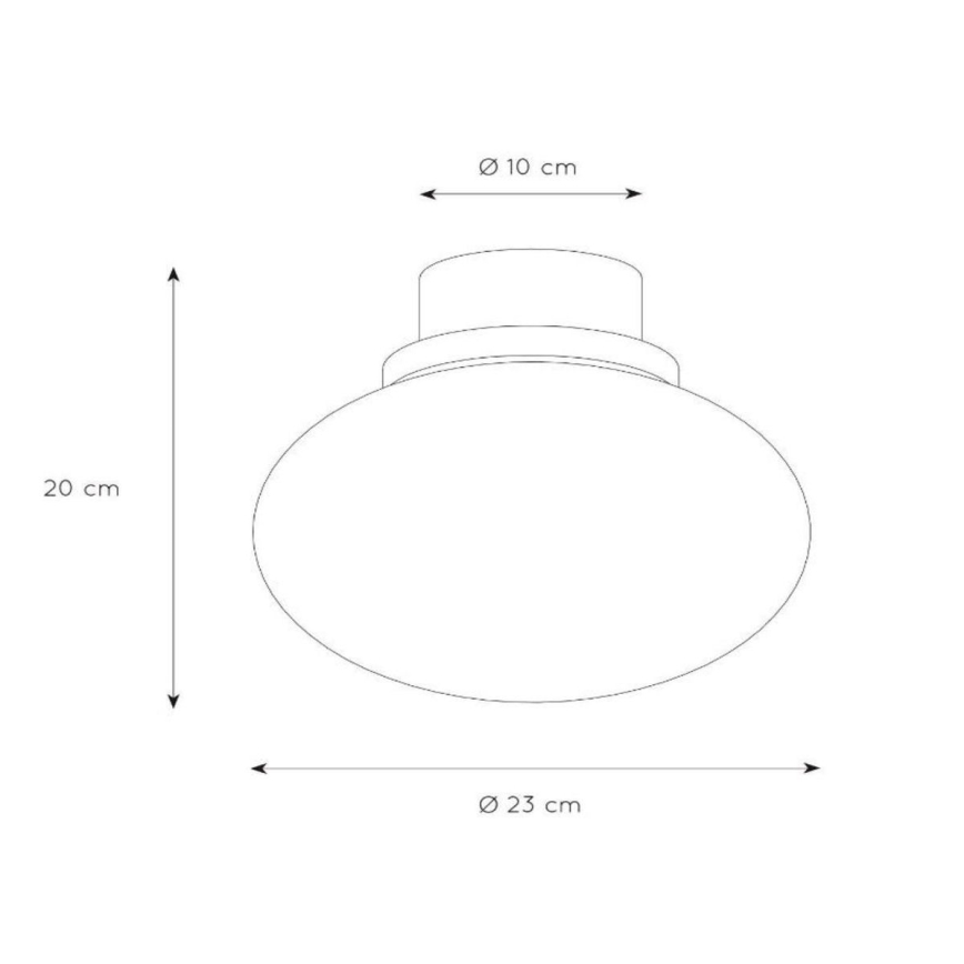 Lucide 03140/23/62 - Stropní svítidlo LORENA 1xE27/40W/230V IP44 zelená