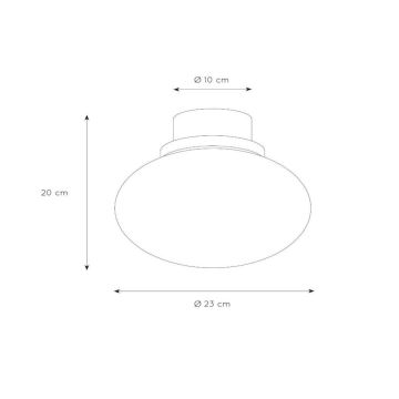 Lucide 03140/23/65 - Stropní svítidlo LORENA 1xE27/40W/230V IP44 černá