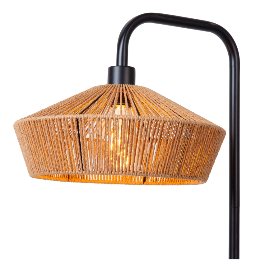 Lucide 10713/28/72 - Stojací lampa YUNKAI 1xE27/60W/230V hnědá