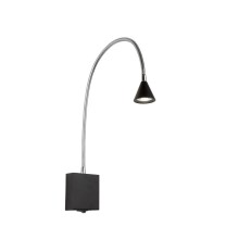 Lucide 18293/03/30 - LED Flexibilní lampička BUDDY LED/3W/230V černá